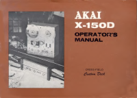 Akai X-150-D-Owners-Manual